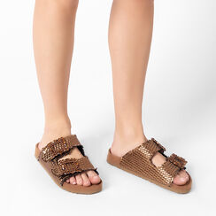 Fussbett de mujer cobre en laminado entrelazado, Primadonna, 257810601LIRAME036, 002 preview