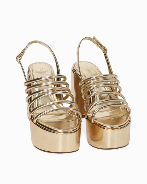 WOMEN SHOES SANDAL LAMINATED OROG, GOLD