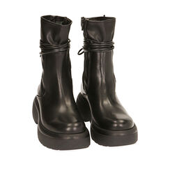 Bikers de plataforma de cuero negro, 20L620032PENERO035, 002a