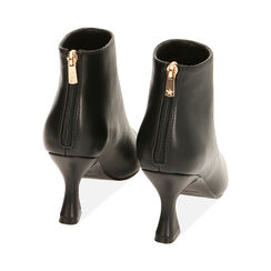 Bottines noires, talon 7,5 cm , Primadonna, 202149301EPNERO035, 003 preview