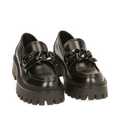 Mocasines negros abrasivos, Special Price, 200628920ABNERO036, 002a