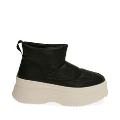 Ankle boots duvet neri, Special Price, 18F953750EPNERO035, 001a