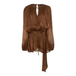 Vestido marr&oacute;n oscuro con elegancia urbana, Primadonna, 27C925502TSMOROM, 001a