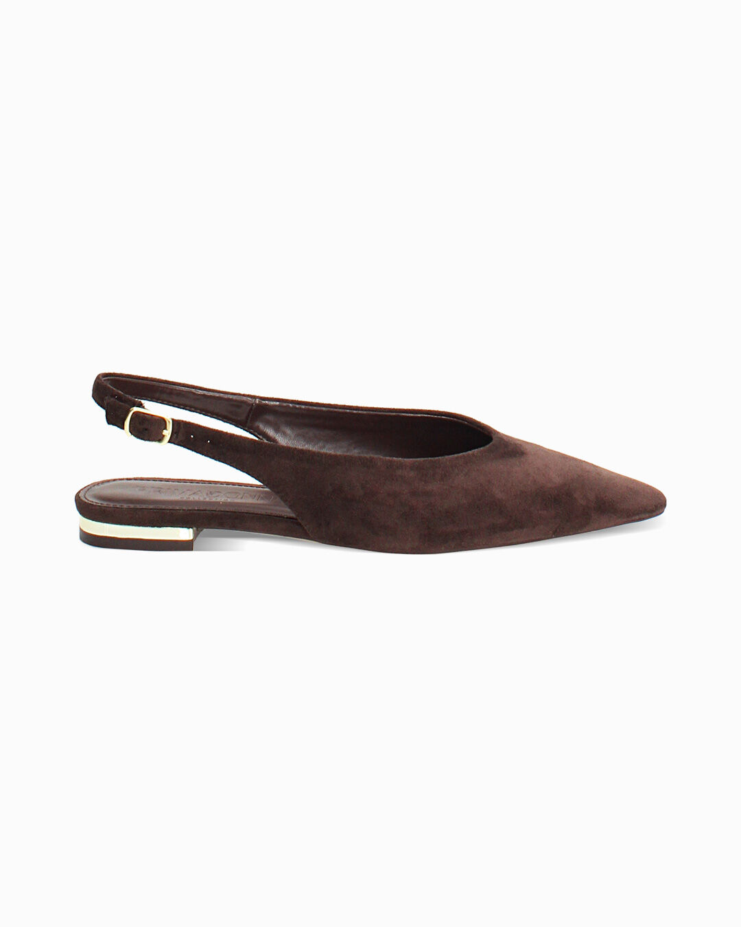Ballerine slingback testa di moro