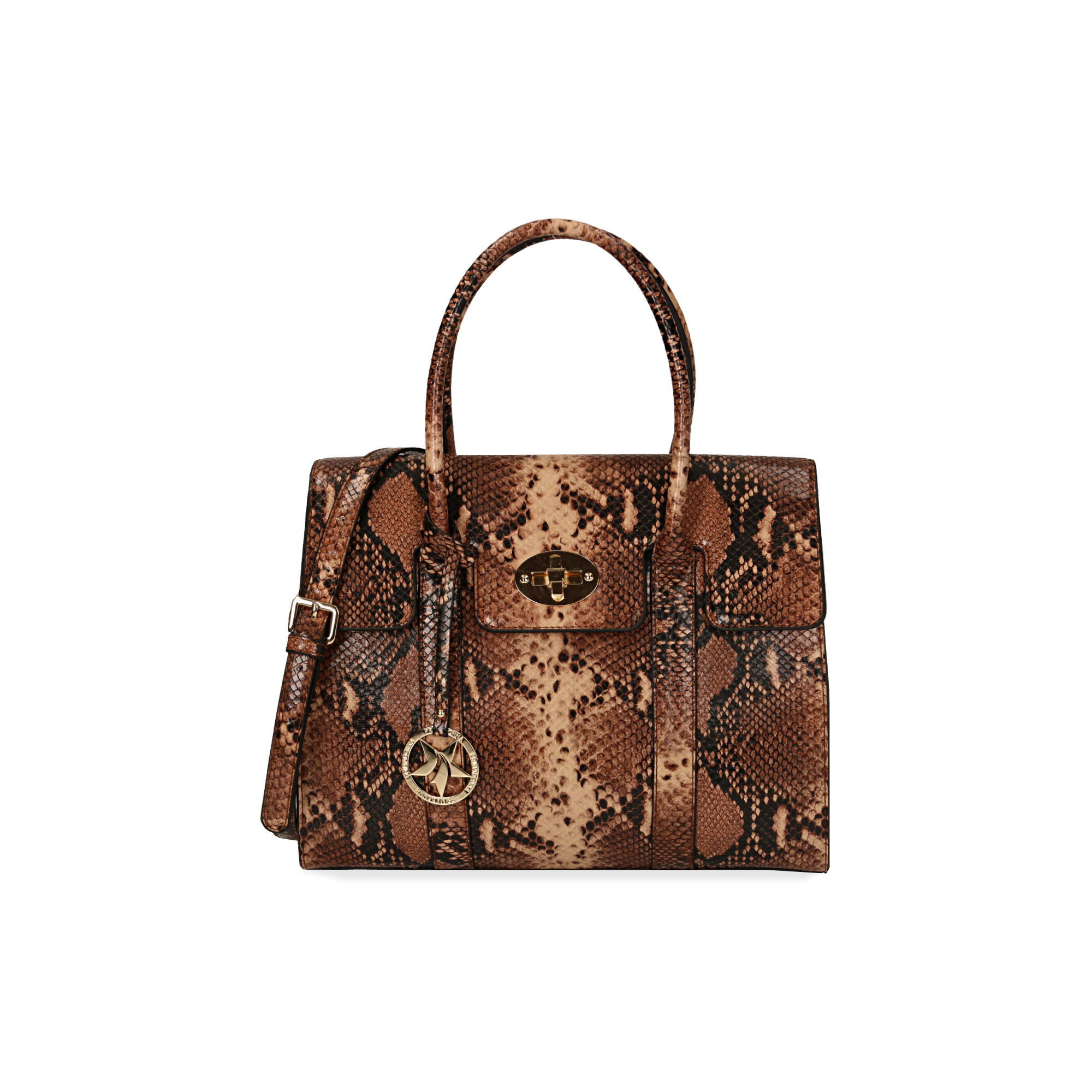 sac à main imprimé python