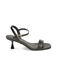 Sandalias con tacón negras, Primadonna, 234922401EPNERO035, 001a