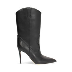 Botines negros con tac&oacute;n de 10 cm, Primadonna, 272104530EPNERO035, 001a