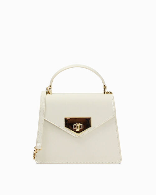 Mini bag panna con tracolla removibile, CREAM