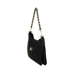 Mini bag nera elegante con catenella, Primadonna, 265125556LYNEROUNI, 003 preview