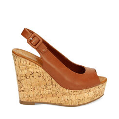 Cuñas de mujer marrones, Primadonna, 254907982EPMARR035, 001a