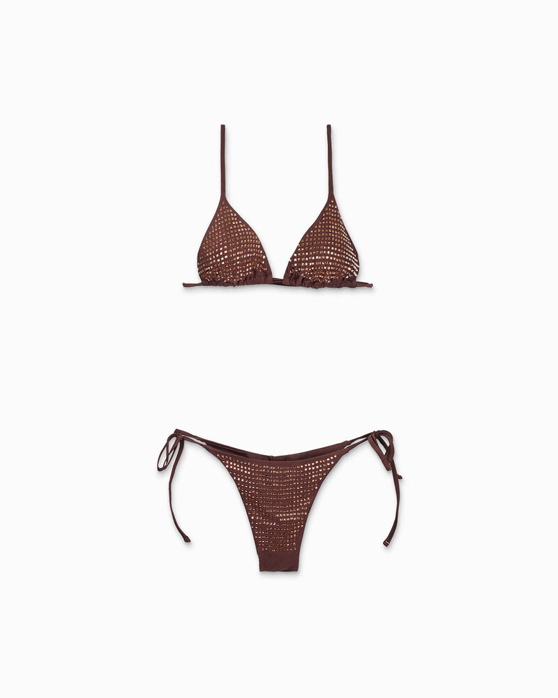 Bikini da donna moro a triangolo image number null