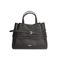 Sac &agrave; main noir avec d&eacute;tails &eacute;l&eacute;gants, Primadonna, 27D900848EPNEROUNI, 001 preview
