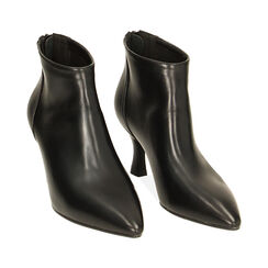 Tronchetti donna neri, tacco 7 cm, Primadonna, 253037036EPNERO036, 003 preview
