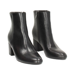 Tronchetti neri da donna con tacco di 6,5 cm, Primadonna, 264918701EPNERO036, 003 preview