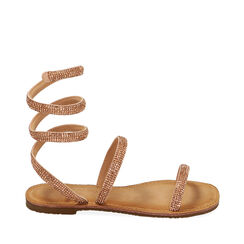 Sandali nude con strass, Primadonna, 214986601MFNUDE039, 001a