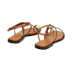 Sandali bassi donna cognac, Primadonna, 25M742048EPCOGN035, 004 preview