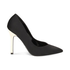 Escarpins slingback noirs en lycra, Primadonna, 232186102LYNERO035, 001 preview