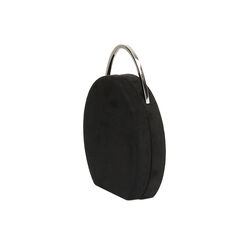 Clutch nera in microfibra, Primadonna, 261123006MFNEROUNI, 005 preview