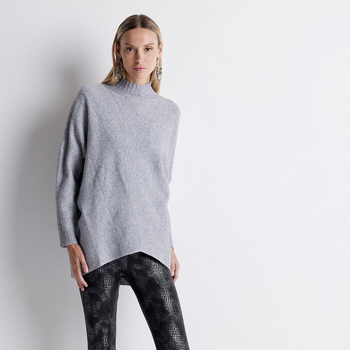 Gem KARMA - Maglione Donna grigio - Private Sport Shop