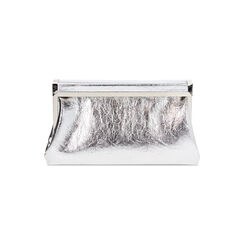 Clutch mujer plateada en laminado, Primadonna, 255126163LMARGEUNI, 001 preview
