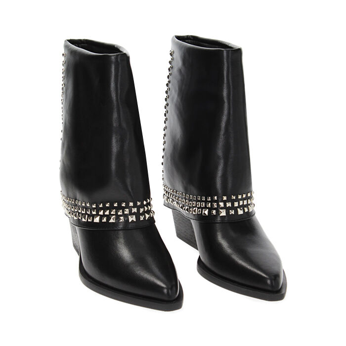 Bottines femme noires a clous Primadonna Collection