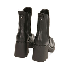 Chelsea boots platform neri, tacco 8,5 cm , Primadonna, 20L420023EPNERO035, 003 preview