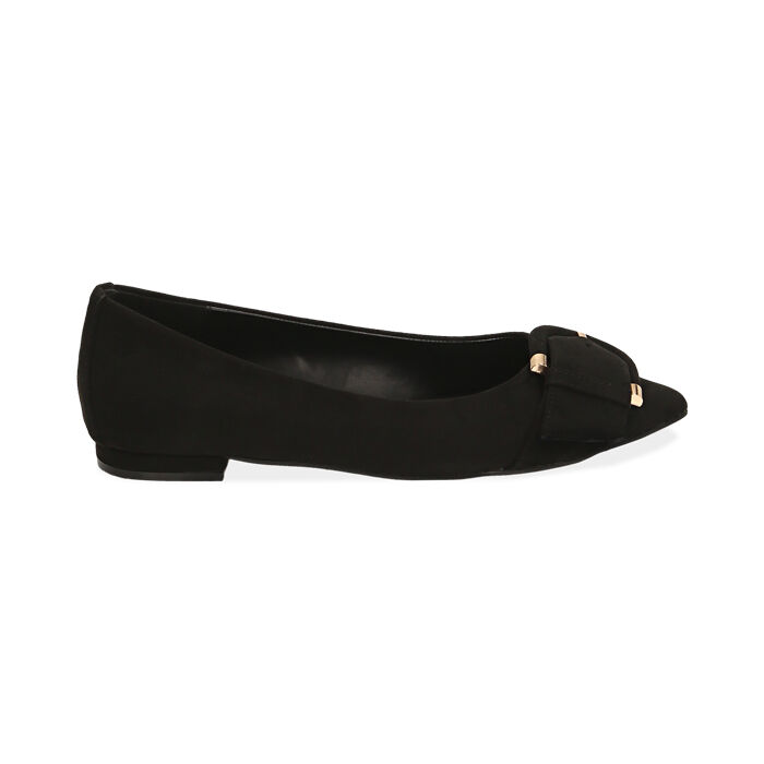 Ballerine nere in microfbira | Primadonna Collection