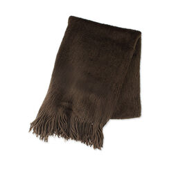 Écharpe en tissu brun foncé avec des détails uniques, Primadonna, 26B419803TSMOROUNI, 001a
