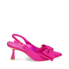 CALZATURA DECO. SLINGBACK LYCRA FUCS, Primadonna, 234954509LYFUCS037, 001a