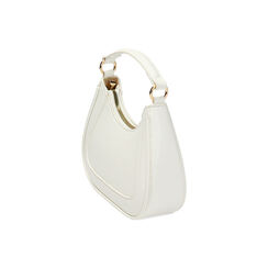 Minibag bianca mezzaluna, Primadonna, 235125450EPBIANUNI, 002 preview