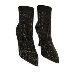 Bottine noire avec pierres, Primadonna, 244906911MPNENE037, 002a