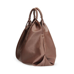 Borsa a mano testa di moro con manico circolare, Primadonna, 262341875EPMOROUNI, 003 preview