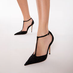 Open shank neri tacco 10,5 cm, Primadonna, 272129310TRNENE035, 002a