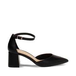 Open shank femme noires à talon large, Primadonna, 252121505EPNERO036, 001a