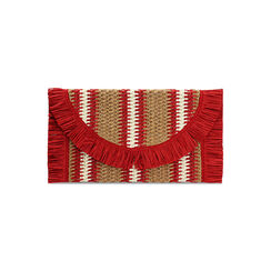 Pochette da mare in paglia rossa, Primadonna, 25J904698PGROSSUNI, 001 preview