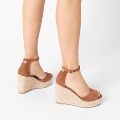Cuñas de mujer coñac en microfibra, Primadonna, 254981950MFCOGN035, 002a