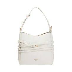 Bolso de mano blanco con elegancia atemporal, Primadonna, 27D900850EPBIANUNI, 001 preview