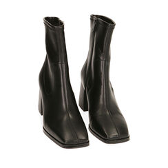 Ankle boots neri, tacco 8 cm , Primadonna, 203050029EPNERO036, 002a