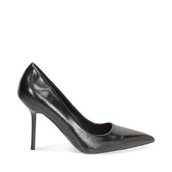 Décolleté nere lucide con tacco 9,5 cm, Primadonna, 26M761604EUNERO035, 001a