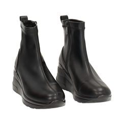 Slip on nere con plateau da 7 cm per un look audace, Primadonna, 262850902EPNERO037, 003 preview