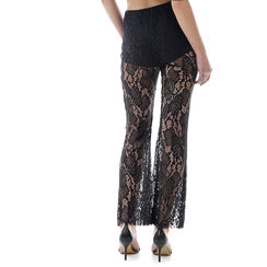 Pantaloni neri macramè, Primadonna, 21B492602TSNEROM, 002a