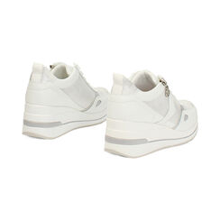 Sneakers bianche tacco 6,5 cm, Scarpe, 272850919EPBIAN035, 004 preview