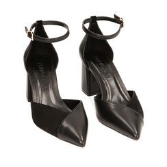 Décolleté nere, tacco 6,5 cm, Primadonna, 222121702EPNERO035, 002a