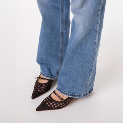 Escarpin marron fonc&eacute; talon 4,5 cm, Primadonna, 272149020EIMORO036, 002a