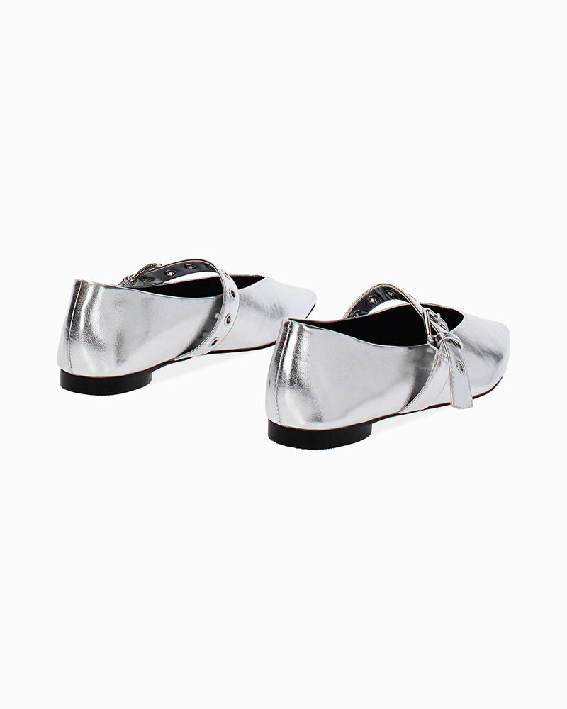 Ballerine donna silver a punta image number null