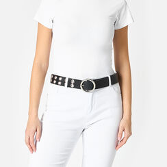 Cinturón de mujer negro, Primadonna, 25B400036EPNEROUNI, 002a