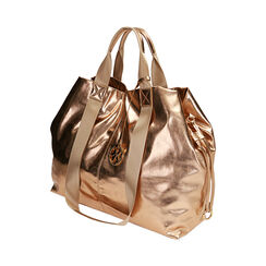 Borsa a spalla rosa oro laminato, Primadonna, 212392506LMRAORUNI, 002 preview