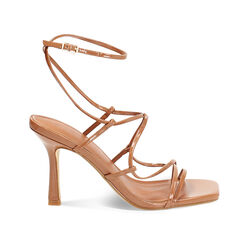 Sandale à talon femme marron haut, Primadonna, 25O863495VEMARR035, 001 preview