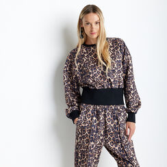 Tuta in velluto leopard, Abbigliamento, 22C910013MFLEOPM, 003 preview