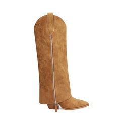 Botas texanas camel tac&oacute;n 8 cm, Zapatos, 273067618MFCAME035, 001 preview